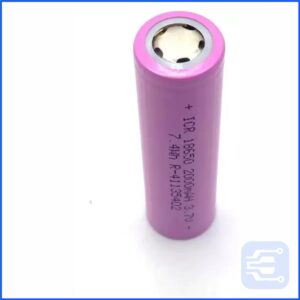 3.7V 2000mAh 18650 Li-Ion Rechargeable Battery